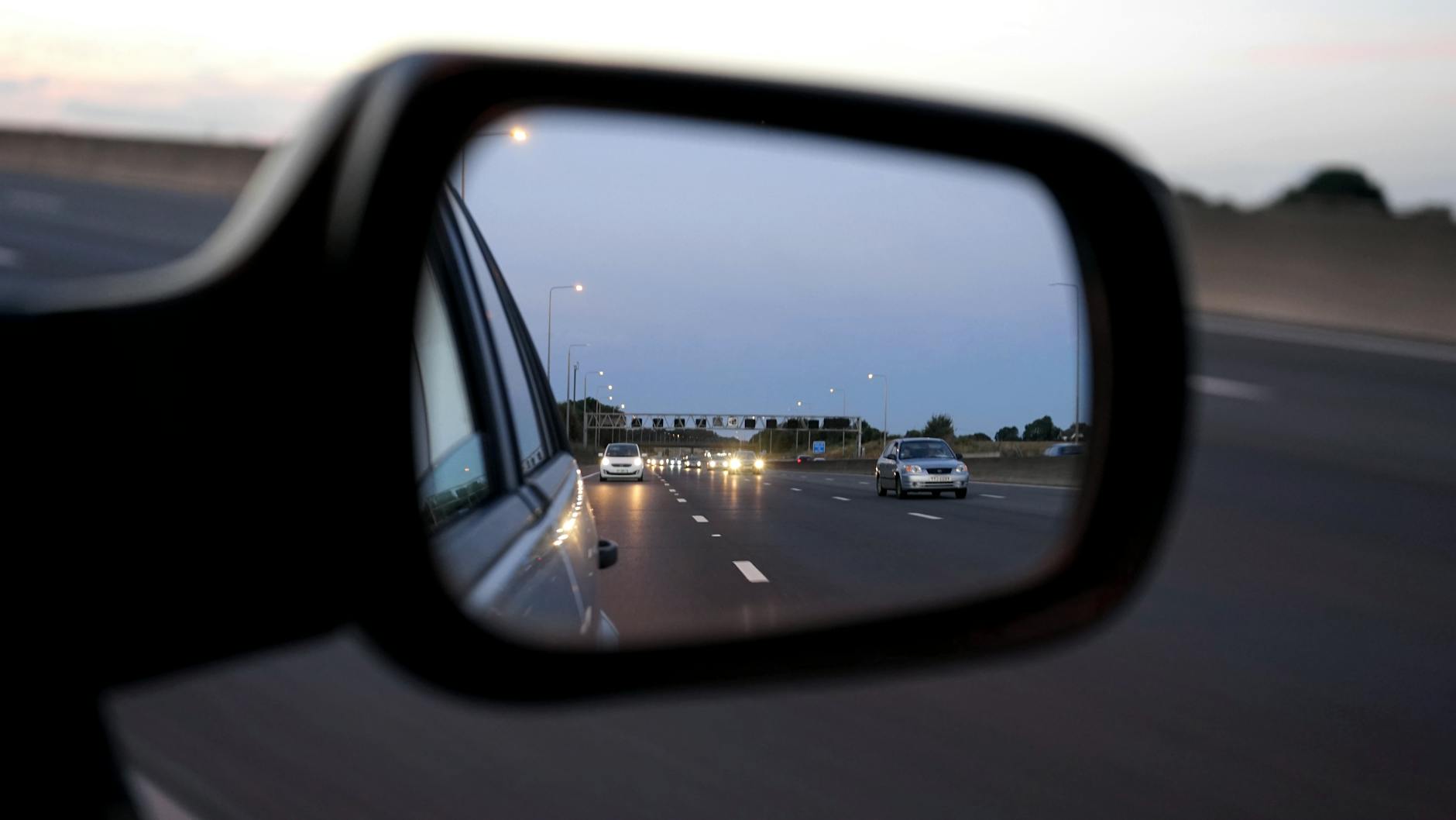 black side mirror